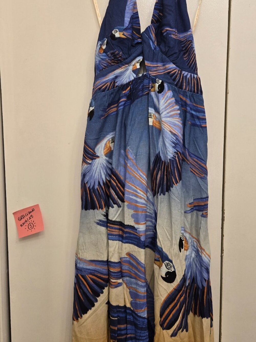 FARM Rio Night Fly Cropped Maxi sz M NWT - Picture 10 of 10